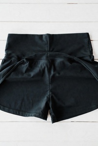Shorts de Yoga Flexibles, Tela Elástica, Shorts Deportivos Ligeros, Cintura Alta, Ropa Deportiva Activa - Product Image 3