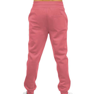 Pantalon ample de taille et de logo personnalisés pour hommes, jogging de couleur unie douloureuse, pantalon de survêtement droit confortable, tenue décontracté pour adultes - Product Image 4