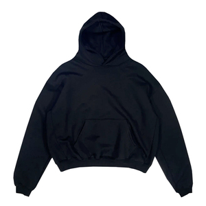 2023 nouveaux hommes coton lourd épais surdimensionné goutte épaule sweat Boxy Fit sweat à capuche bouffée Technique XS 6XL éponge français - Product Image 4