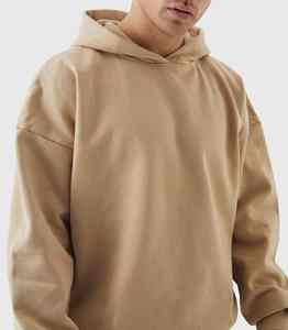 Sudadera con Capucha Extra Grande para Hombre, de Algodón Grueso de Alta Calidad, 400 500 g/m², Estilo Holgado y Corto - Product Image 2