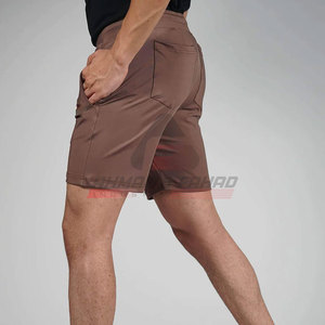Factory-Made Custom <b>Men's</b> Gym <b>Shorts</b> 100% Cotton Comfortable Fitness Wear Your Own Logo Design Casual Solid OEM Service - Product Image 2