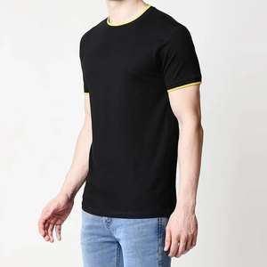 เสื้อยืดผ้าฝ้าย100% ของผู้ชายแบบพรีเมี่ยมเสื้อยืดระบายอากาศแห้งเร็วแขนสั้นลำลองทรงบ็อกซี่ฟิตเนสยืดหยุ่นสูงป้องกันรอยยับ - Product Image 2