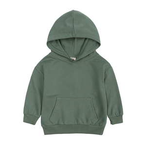 Venta al por mayor pulóver peso pesado 100% algodón Sudadera con capucha niños logotipo personalizado bordado a granel en blanco francés Terry sudaderas con capucha de gran tamaño - Product Image 5