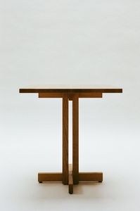 Mesa de Centro Minimalista de Madera Maciza Hecha a Mano, Duradera, con Forma Personalizada, para Muebles de Interior Contemporáneos - Product Image 3