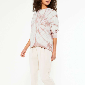 Sudadera con Capucha para Mujer, Diseño Nuevo, Estilo Urbano Invernal, Tie Dye, con Logotipo Frontal, Moda para Exteriores, para Adultos - Product Image 2