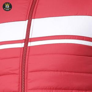 Chaqueta acolchada de lona para hombre de invierno personalizada de calidad profesional 2025, chaqueta de vuelo cómoda clásica con cuello levantado y relleno de poliéster - Product Image 6