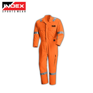 Combinaisons en coton durable haute visibilité pour hommes avec vêtements de travail de sécurité légers personnalisés réfléchissants uniformes industriels personnalisés - Product Image 1