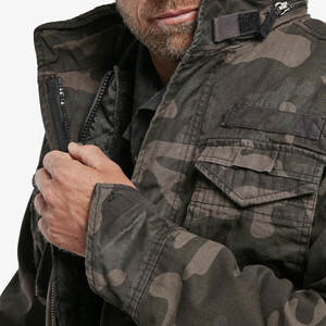 Veste camouflage imperméable et chaude avec plusieurs poches et capuche réglable pour la veste camouflage tactique d'hiver pour hommes - Product Image 4