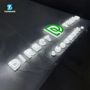 Full lit LED Light Acrylic Frame Letters Whole lit Led Sign Advertising Electronic Illuminated Sign