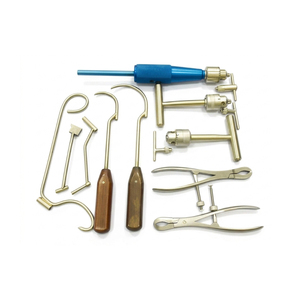 Ensemble d'instruments orthopédiques 10 pièces pour interventions chirurgicales, acier inoxydable de haute qualité, instruments chirurgicaux manuels réutilisables - Product Image 1