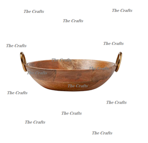 Bol à fruits en bois au design classique, qualité supérieure, taille personnalisée, pour servir des desserts et des en-cas à bas prix - Product Image 4