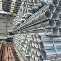 Tuyau en acier prégalvanisé léger pour suspensions de plafond et de CVC Q195 Q235 Q345 ASTM GB EN BS Diamètre extérieur personnalisé Longueur coupée sur mesure
