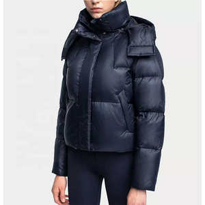 Lightweight Hooded Packable Ultralight <b>Coat</b> Breathable Warm <b>Winter</b> Outwear <b>Coat</b> <b>Women</b> Down Jackets <b>Padded</b> Jackets With Cap - Product Image 2