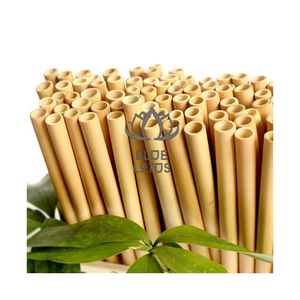 TOP QUALITY 2026 <b>Bamboo</b> <b>Straws</b> For Eco-Conscious Households 100% Natural Wood Pure Clean Safe Certified Green Interior Decor - Product Image 1