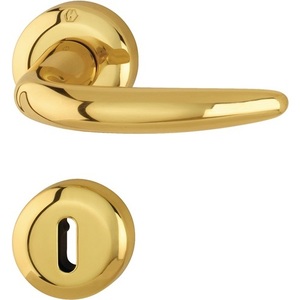 Atlanta M1530/23KV/23KVS Brass Rosette Set F77-R Round OB DIN for Left/Right D/D HOPPE <b>Fireplace</b> <b>Accessories</b> - Product Image 1