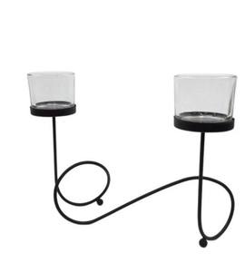 Porte-bougie T-Light personnalisé fait à la main en fer métallique magnifique placage en laiton brossé porte-bougie charmant pour Noël imperméable - Product Image 5