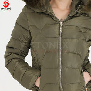 2023 nueva chaqueta de invierno para mujer, Parkas, abrigo con cuello de piel, Parka con capucha, chaquetas para mujer, chaqueta acolchada de algodón gruesa y cálida, prendas de vestir exteriores - Product Image 3