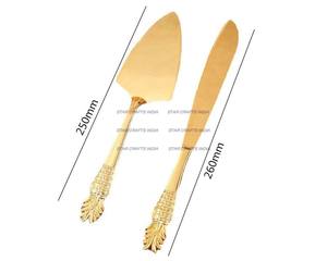 Cubiertos de acero inoxidable de lujo, cuchillo para servidor de pasteles, pastel de crema de boda, cuchara con mango de plástico, Kit de postre con producto de venta - Product Image 2