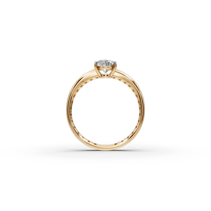 Anillo Solitario con Diamante Ovalado Cultivado en Laboratorio de 1.00 Quilates - Product Image 2