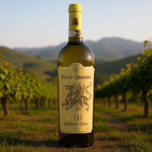 ROCCA DEL DRAGONE Greco Di Tufo DOCG Made in Italy Complex Mineral White <b>Wine</b> 750ml 6 Bottles Per Box - Product Image 3