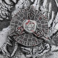 Jeu de dés Dragon Roulette Spinner pour le MDN, 7-en-1 Dragon Metallic D & D Dice avec étui cadeau pour donjons et jeu Dragon