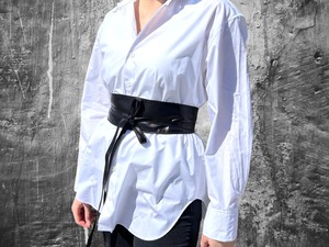 Ceinture de corset en cuir Vintage de qualité décontractée à la mode à faible coût pour les femmes à la main en cuir souple boucle en acier largeur personnalisable - Product Image 4