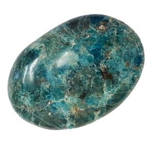 Piedra de Palma de Apatita Azul de Alta Calidad, Piedra Natural, Piedra Curativa, Guijarro, Ágata Tallada, Cristal, Proveedor de Piedras de Palma - Product Image 1