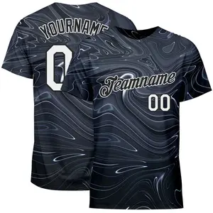 Nombre personalizado número 3D impreso hombres gimnasio Logo camiseta nueva ropa deportiva de verano uniforme de fitness DIY Logo camisetas servicio OEM - Product Image 6