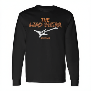 เสื้อยืดแขนยาว The Lead Guitar ตั้งแต่ปี 2019 คอกลม สำหรับผู้ใหญ่ แบบโปรโมชั่น - Product Image 2