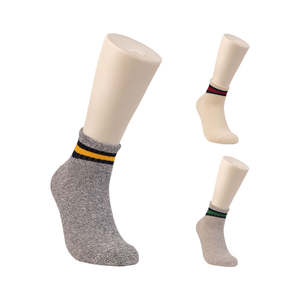Stylish Crew Cut Athletic <b>Socks</b> for <b>Men</b> with Soft <b>Ribbed</b> Texture Ideal for Outdoor Sports Running Gym and Daily Comfort - Product Image 2