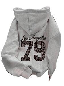 Sudadera con Capucha de Invierno para Mujer, Sudadera con Estampado de Surf Australiano, Bondi Beach EST 1851, Corte Holgado, Felpa, Ecológica, Informal - Product Image 3