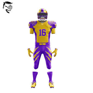 Uniformes de Fútbol Americano para Hombre 2025, Transpirables, Tallas Grandes, Manga Corta, 100% Poliéster, Precio al por Mayor - Product Image 4