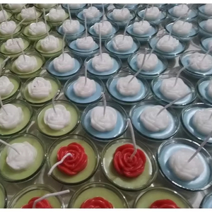 เทียนหอมกลิ่นออกแบบตามสั่งเทียนเป็นมิตรต่อสิ่งแวดล้อมทำจากผู้จำหน่ายขายส่งของอินเดีย - Product Image 1