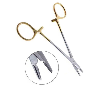 Tijeras Portaagujas de Acero Inoxidable Quirúrgico, Instrumentos Quirúrgicos Manuales Ligeros para Disección - Product Image 3