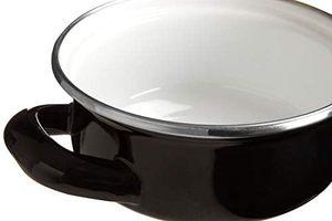 Cazuela de metal aislada de primera calidad para platos fríos y calientes elegante y duradera adecuada para el hogar y la restauración - Product Image 3