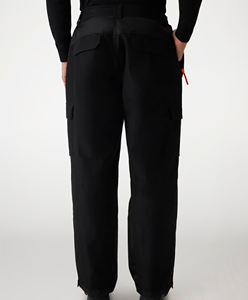 OEM men plus size heavyweight quick dry cargo pants Straight Pattern button <b>down</b> closure fitness sportswear joggers - Product Image 3