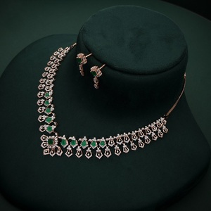 Collar de Gargantilla Clásico de Alta Gama para Mujer Aniva, Oro de 14K, Corte Brillante Redondo, Diamante Cultivado en Laboratorio de 2.98CT, Certificado IGI, Cadena de Caja - Product Image 3