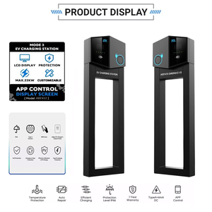 Chargeur de voiture électrique AC EVSE 22 kW monté au sol, type 2, triphasé, OCPP 1.6, avec conception de logo <span class=keywords><strong>gratuite</strong></span> - Product Image 2