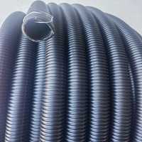 Conduit ondulé ignifuge en PP bleu avec fil de tirage intégré, flexible, résistant aux UV, pour câblage électrique