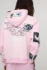 เสื้อสวมหัวแบบลำลองใส่ได้ทั้งชายและหญิงมีฮู้ด100% มีฮู้ดผ้าคอตตอนพิมพ์ลายเป็นที่ต้องการ2025 - Product Image 5