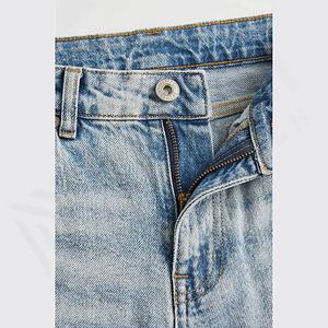 Pantalones Vaqueros de Mezclilla para Hombre 2025, Pantalones Ajustados, Vaqueros Ajustados para Hombre, Venta al por Mayor de Fábrica, Transpirables, Rectos, Servicio OEM - Product Image 4