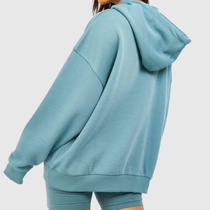 Conjunto de Sudadera con Capucha y Pantalones Cortos de 3 Piezas para Mujer, Talla Grande, Bordado, Color Sólido, Nuevo, de Alta Calidad - Product Image 3