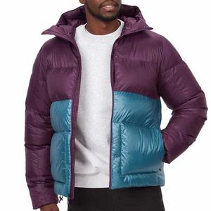 Veste grande taille bouffante d'extérieur d'hiver très vendue avec logo personnalisé broderie de couleur unie épaisse vente en gros à la mode rue principale - Product Image 1