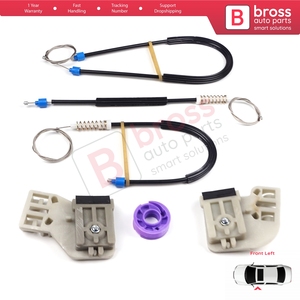 Kit de réparation de lève-vitre électrique BWR425, porte avant gauche pour Polo MK4 6Q 9A 9N 9N3 2001-2009 HB 5 portes 9A4 2002-2018 4 portes Seda - Product Image 2