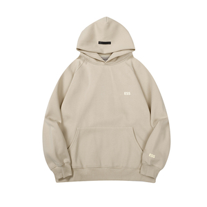 OEM Reflective Print Small Logo Hoodies Oversized Streetwear Pullover Custom Hoodies - Product Image 5