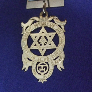 Masonic Regalia Jewels Breast Badge Past Master Collar Jewel Pendant Medallion Lapel Pin Jewels Set Gold Silver Ronpex - Product Image 6