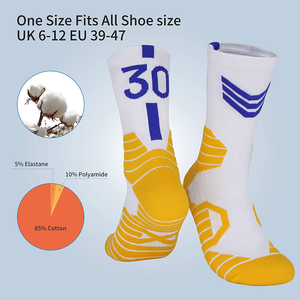 Chaussettes de football antidérapantes personnalisées en gros, chaussettes de football antidérapantes, chaussettes de basketball antidérapantes pour hommes - Product Image 4