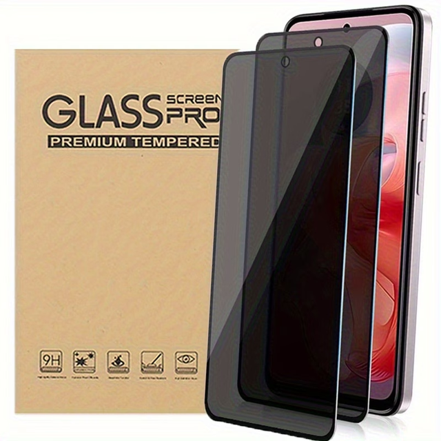 Anti-spy Screen Protector for Motorola Moto Phones - 360° Side Privacy Protection, HD Clear Center View, OEM/ODM Available