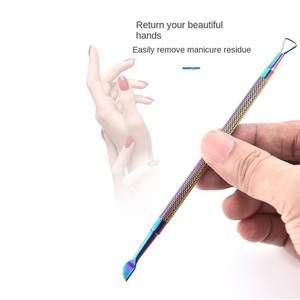 ที่ดันหนังที่ตัดหนังกำพร้าสแตนเลสเครื่องมือตัดแต่งเล็บที่มีความแม่นยำ - Product Image 4