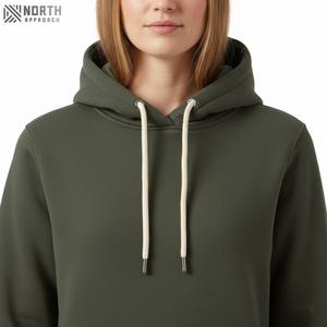 Sweat à capuche unisexe en molleton 100 % coton épais, coupe oversize, avec poche, respirant, séchage rapide, option logo personnalisé, grandes tailles pour hommes - Product Image 4